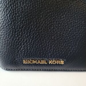 Michael Koors Wallet Blue with Coin Zipper